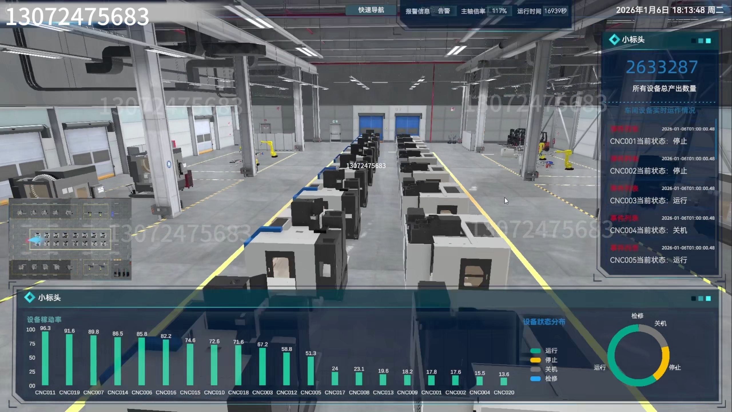 机床加工生产线